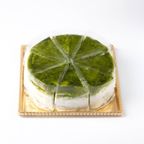 抹茶のあみあみミルクレープ5号（カット） 8