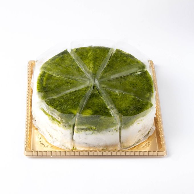 抹茶のあみあみミルクレープ5号（カット） 8