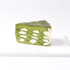 抹茶のあみあみミルクレープ5号（カット） 5
