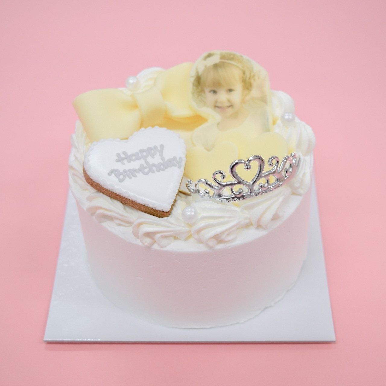 R♡様✩⋆確認専用ページ バースデーケーキ 選べる9色＆写真プリント】12cm 推し活 メンカラリボンティアラ