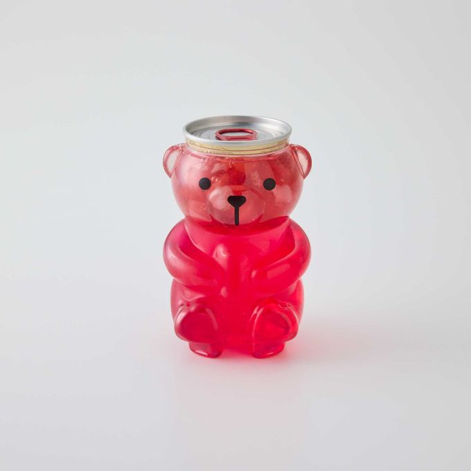 クマのフルーツゼリー缶　いちご 1