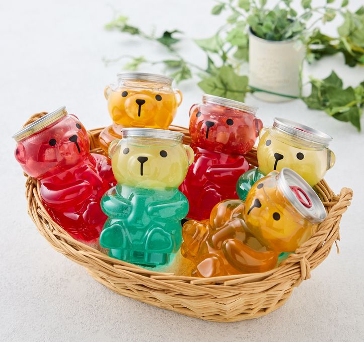クマのフルーツゼリー缶 2