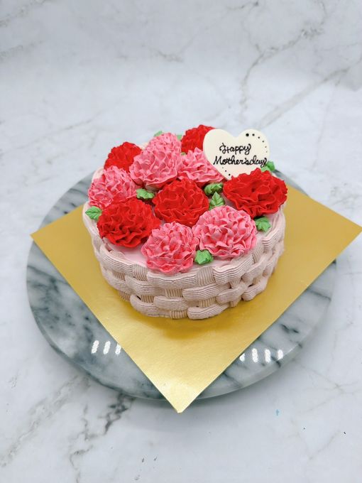 カーネーションケーキ 母の日 2