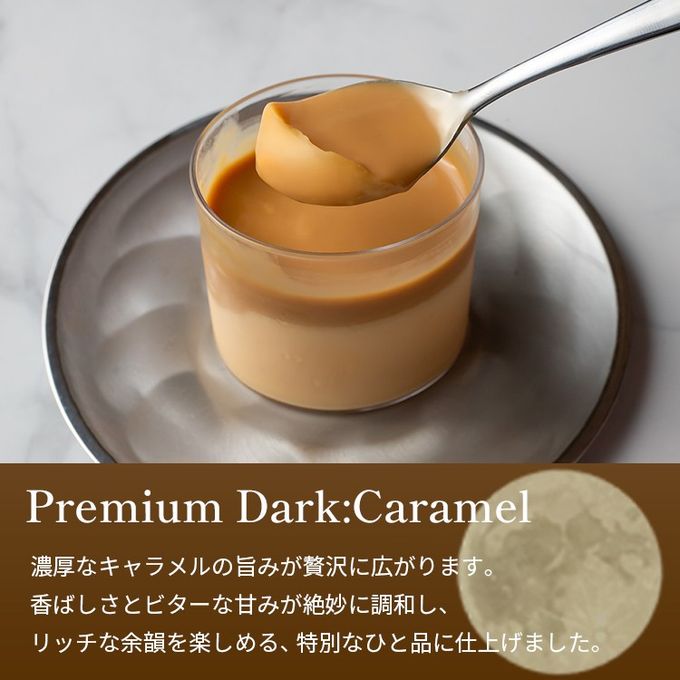 キャラメルマスカルポーネプリン６本セット（light/middle/premium dark） 9