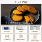 キャラメルサンド箱入り(12個)  即日出荷 指定日可 夏ギフト ギフト おしゃれ 焼き菓子 個包装  3