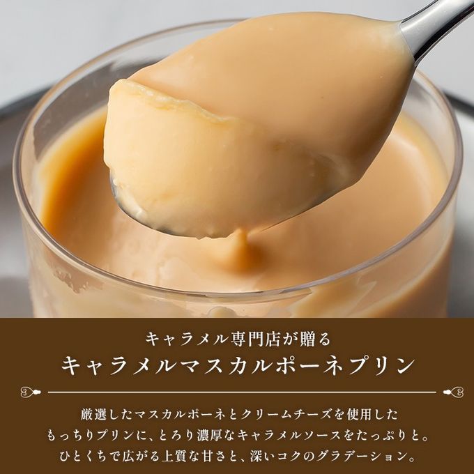 キャラメルマスカルポーネプリン６本セット（light/middle/premium dark） 3