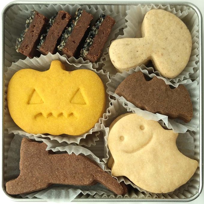 ハロウィンクッキー缶 【大】  2