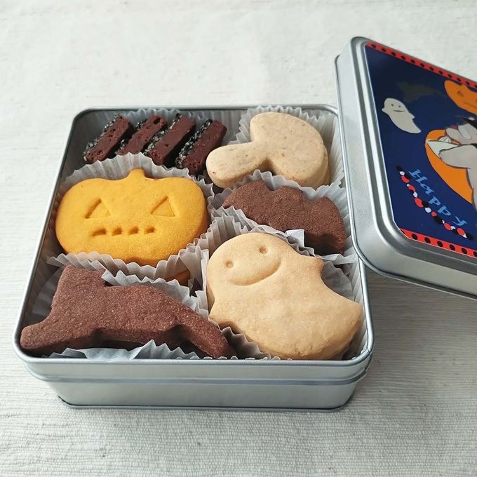 ハロウィンクッキー【シルバー缶深】（29枚入）ハロウィン2026 1