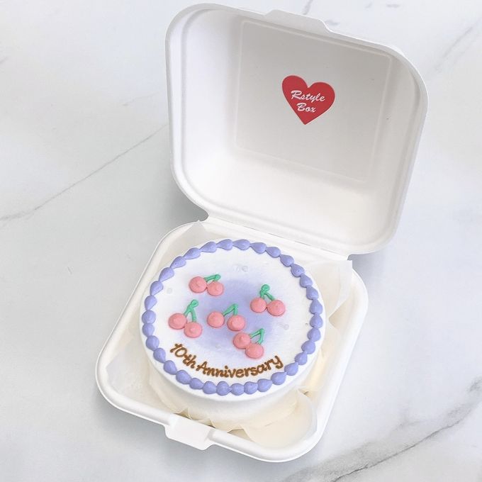 【店頭受取】【ランチボックス】さくらんぼデザインケーキ♪ 2