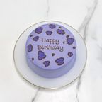 【店頭受取】豹柄センイルケーキ 4号《選べる9色｜韓国｜誕生日｜お好きなメッセージ》 2
