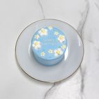 【店頭受取】花づくしセンイルケーキ 3号《選べる8色｜フラワー｜韓国｜誕生日｜お好きなメッセージ✧》  6