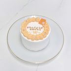 【店頭受取】雪だるまセンイルケーキ 3号《選べる9色｜韓国｜誕生日｜お好きなメッセージ✧》 2
