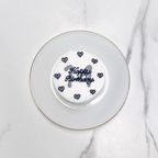 【店頭受取】◻︎ナンバーベースのデザインセンイルケーキ 3号《選べる9色｜韓国｜誕生日｜お好きなメッセージ♪》 3