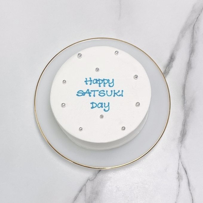 【店頭受取】◯スプリンクルセンイルケーキ 5号《選べる9色｜韓国｜誕生日｜お好きなメッセージ✧》 3