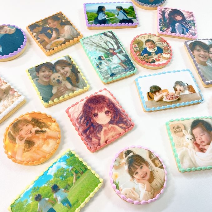 【店頭受取】【1枚】選べる9色のプリントクッキー｜ お好きなお写真をプリントします｜1枚から注文OK！ 6