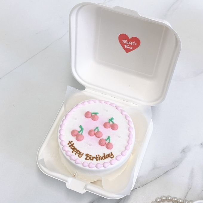 【店頭受取】【ランチボックス】さくらんぼデザインケーキ♪ 3