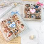 【店頭受取】メモリーフォトクッキーBOX ♪《 選べる8色｜お好きな写真8枚｜プリントクッキー｜アイシングクッキー｜ギフト 》 1