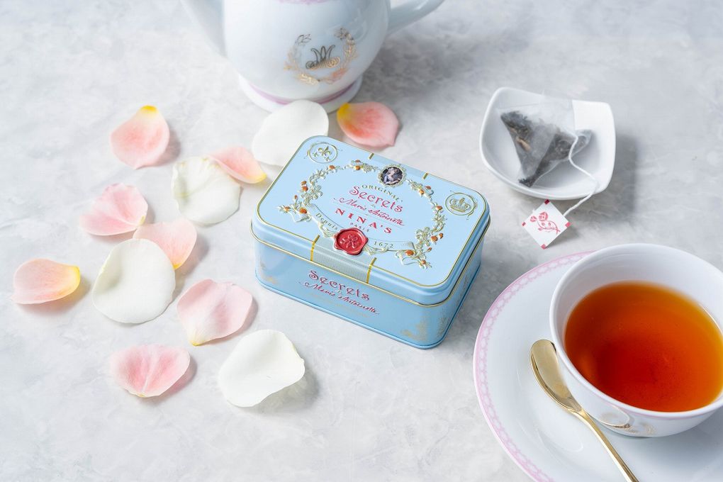 ＮＩＮＡ＇Ｓ ＭＡＲＩＥ－ＡＮＴＯＩＮＥＴＴＥ ダージリン ティーバッグ缶 1