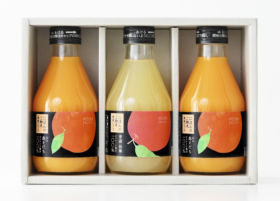 ホシフルーツ にほんのご馳走果実ジュース ３本 2
