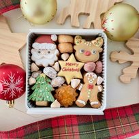 クリスマスアイシングクッキー缶2025