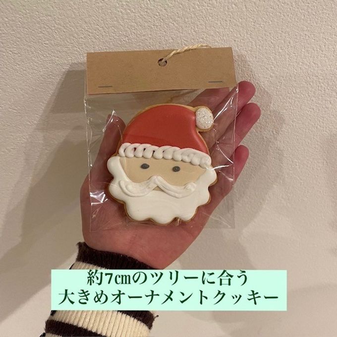大きめサイズのオーナメントアイシングクッキー5枚セット 2