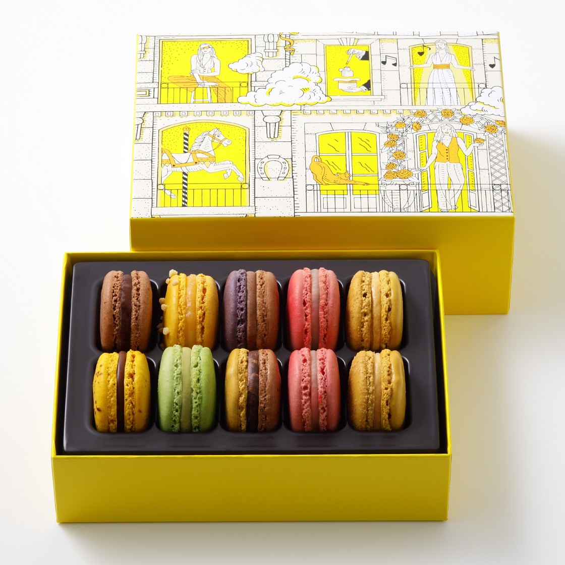 マカロン 10個詰合わせ バレンタイン2026（PIERRE HERMÉ PARIS） | Cake.jp