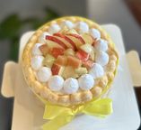 米粉のりんごとさつまいものデコレーションケーキ 2