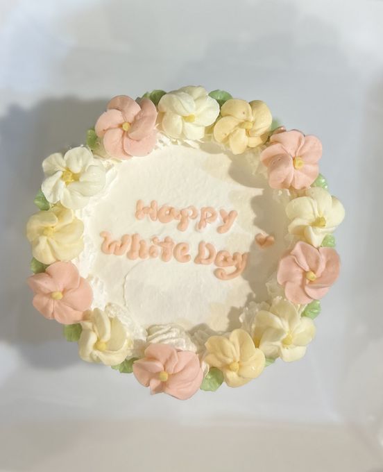 フラワーケーキホワイトデー2026 2