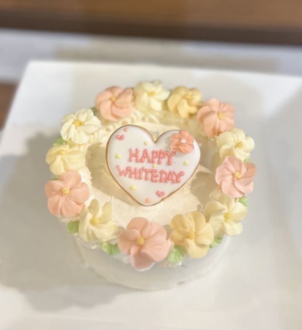 フラワーケーキホワイトデー2026 4