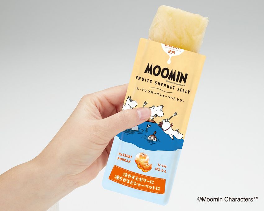 ムーミン 凍らせて食べるフルーツシャーベットゼリー（４個） 3
