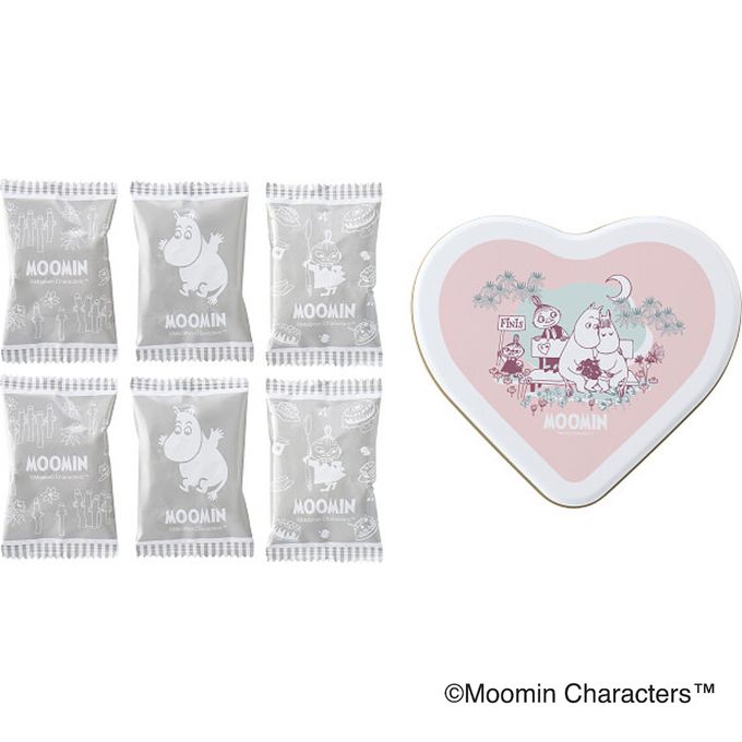 ムーミン チョコクランチ ハート缶 2