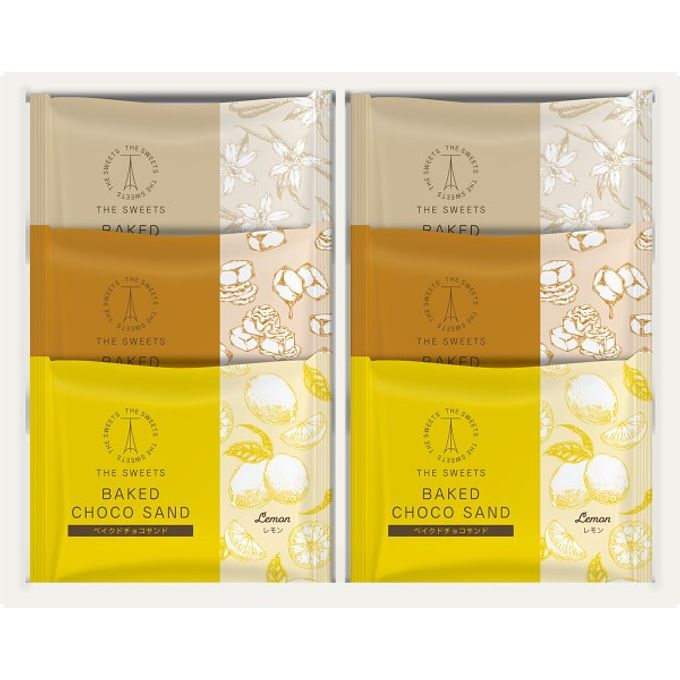 リト＠葉っぱ切り絵×ザ・スウィーツ ベイクドチョコサンド（６個） 2