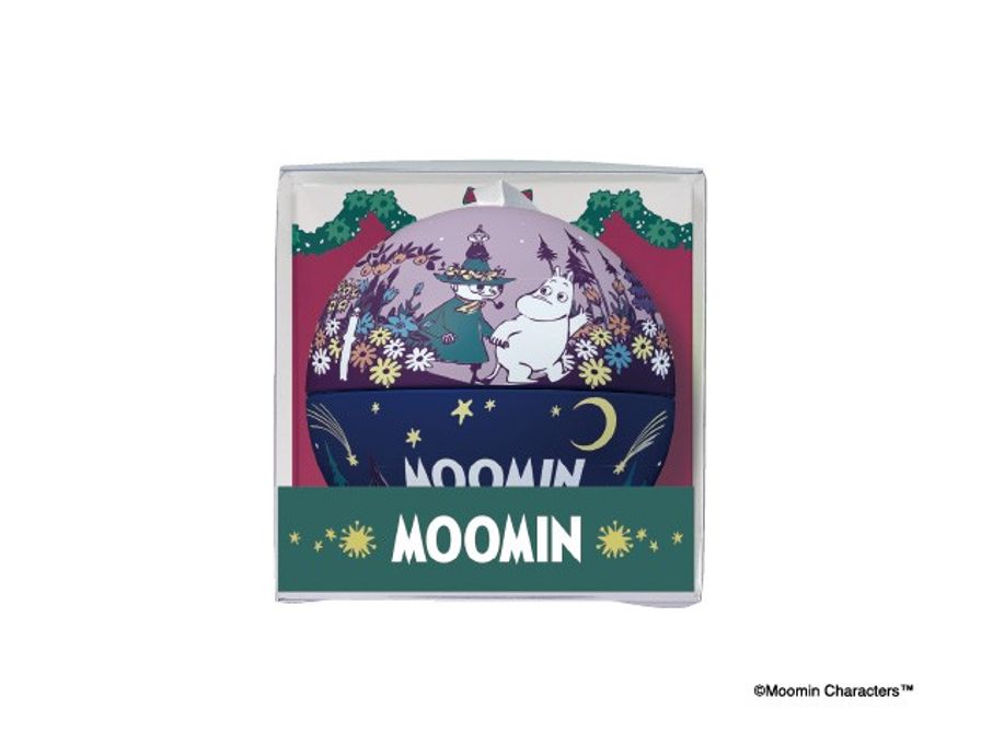 【クリスマス2025】ムーミン チョコクランチ入りオーナメント缶（ブルー） 2