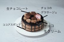 【ドナルド・マクドナルド・ハウスへ寄贈】ドリップ生チョコケーキ 4号 12㎝ 3
