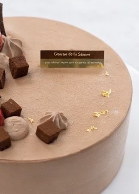 【数量限定】【バレンタイン限定】“溶ける一粒”より“記憶に残る一切れ” リュクスショコラ ５号 １５cm デコレーションケーキ チョコレートケーキ 3