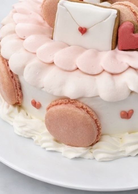 【数量限定】【バレンタイン限定】”今年はケーキで贈るバレンタイン” ラ・ルーヴ・レター ５号 １５ｃｍ デコレーションケーキ 3