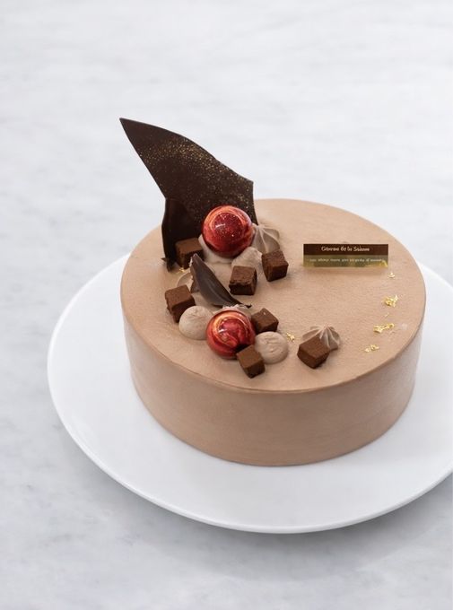 【数量限定】【バレンタイン限定】“溶ける一粒”より“記憶に残る一切れ” リュクスショコラ ５号 １５cm デコレーションケーキ チョコレートケーキ 1