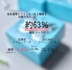 【低糖質ケーキ＆スーパーフード】スピルリナシフォンケーキ 3