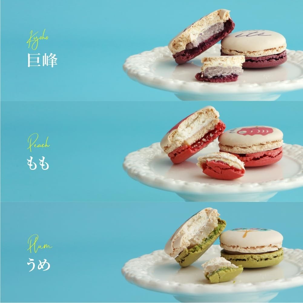 日本の夏マカロン12個セット （冷凍）（à la campagne（ア・ラ