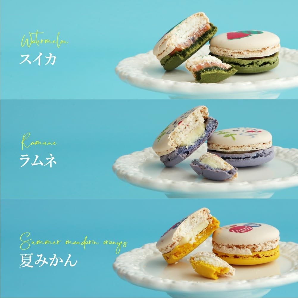 日本の夏マカロン6個セット （冷凍）（à la campagne（ア・ラ