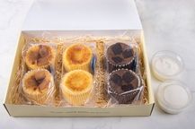【ブームの火付け役】GAZTAのバスクチーズケーキ、チョコレート、ホワイトチョコレート 3種6個セット 9