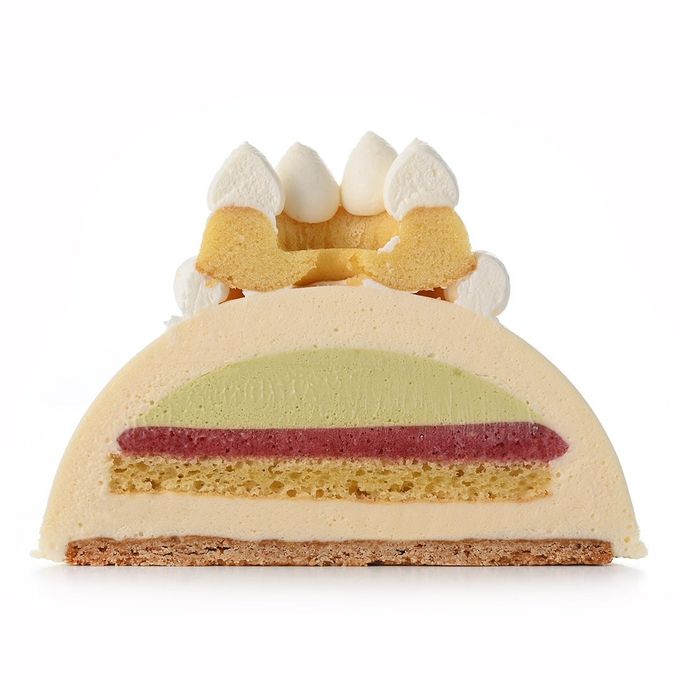はだかの王様のチーズケーキ（ピスタチオ＆ベリー） 3
