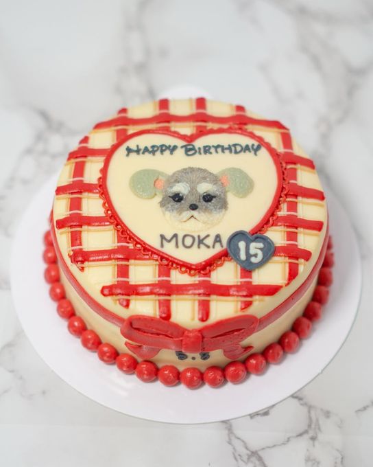 【愛犬向け】オーダーメイド似顔絵ケーキ_デザイン006 3