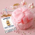 ＜うめとおはぎ＞薔薇のおはぎケーキ_誕生日ロウソクプレート付(添加物不使用・卵不使用) 2