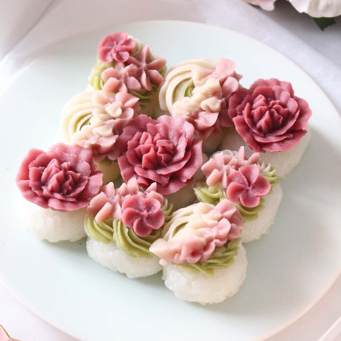 【母の日】＜うめとおはぎ＞おはぎのフラワーBOX（カーネーション）母の日2026 3