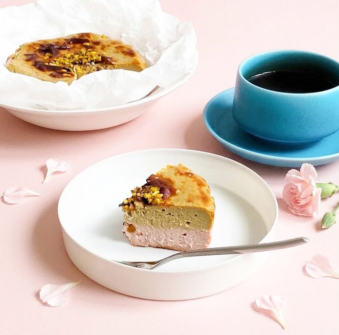 【母の日】＜MAHOROWA＞ミルク濃厚バスクチーズケーキ(ピスタチオいちご)母の日2026 5