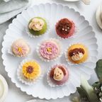 【うめとおはぎ】わんことお花のおはぎ8個＜卵不使用無添加＞お歳暮2025 2