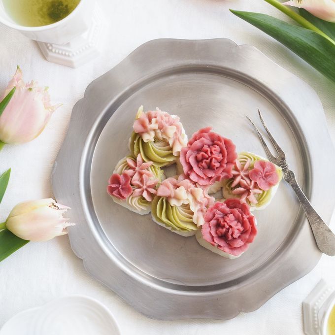 【母の日】＜うめとおはぎ＞おはぎのフラワーBOX（カーネーション）母の日2026 6