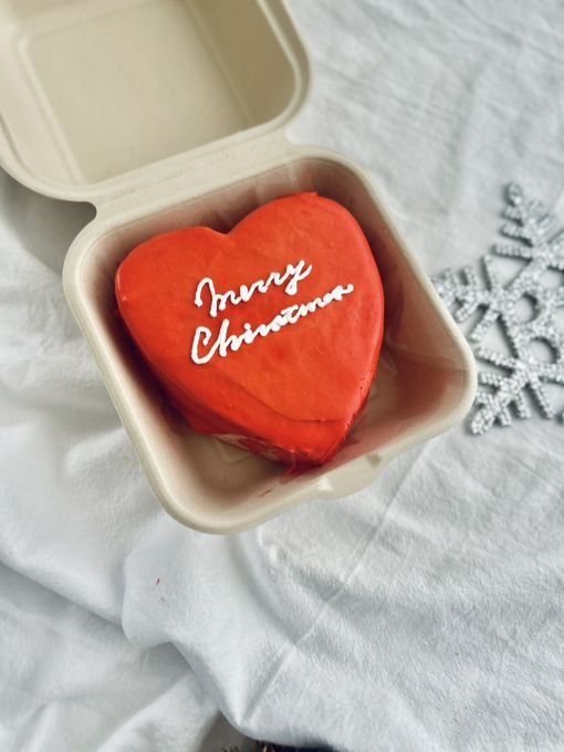\\OPEN SALE//クリスマスレッドハートケーキ 1