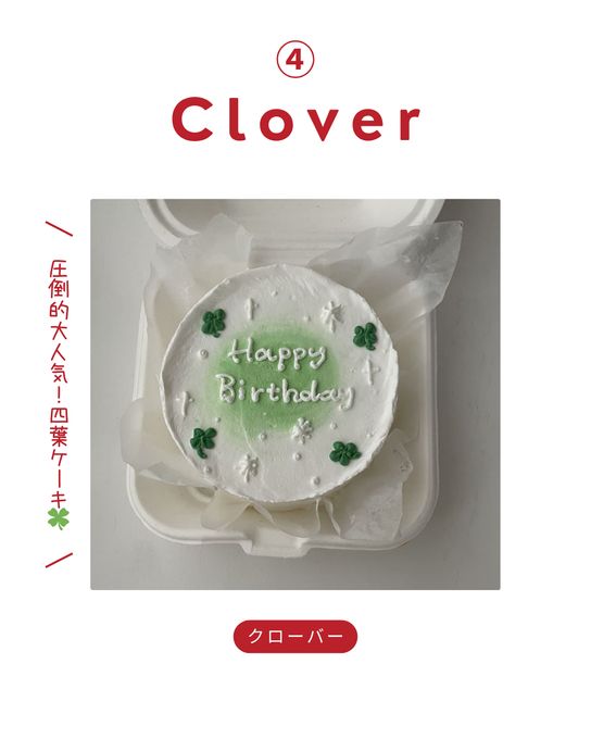 【デザイン選べる】韓国スタイルのランチボックスショートケーキ 6